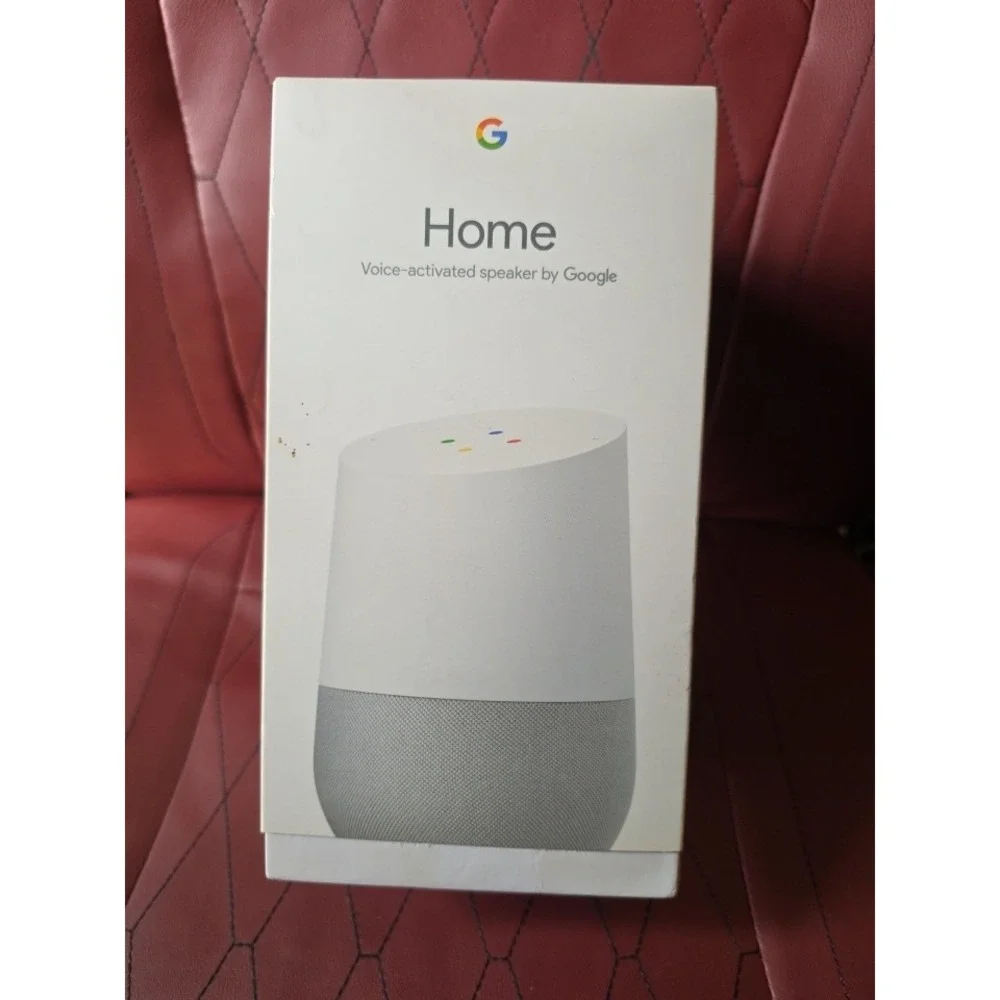 GOOGLE HOME VOICE ACTIVATED SPEAKER - IN BOX